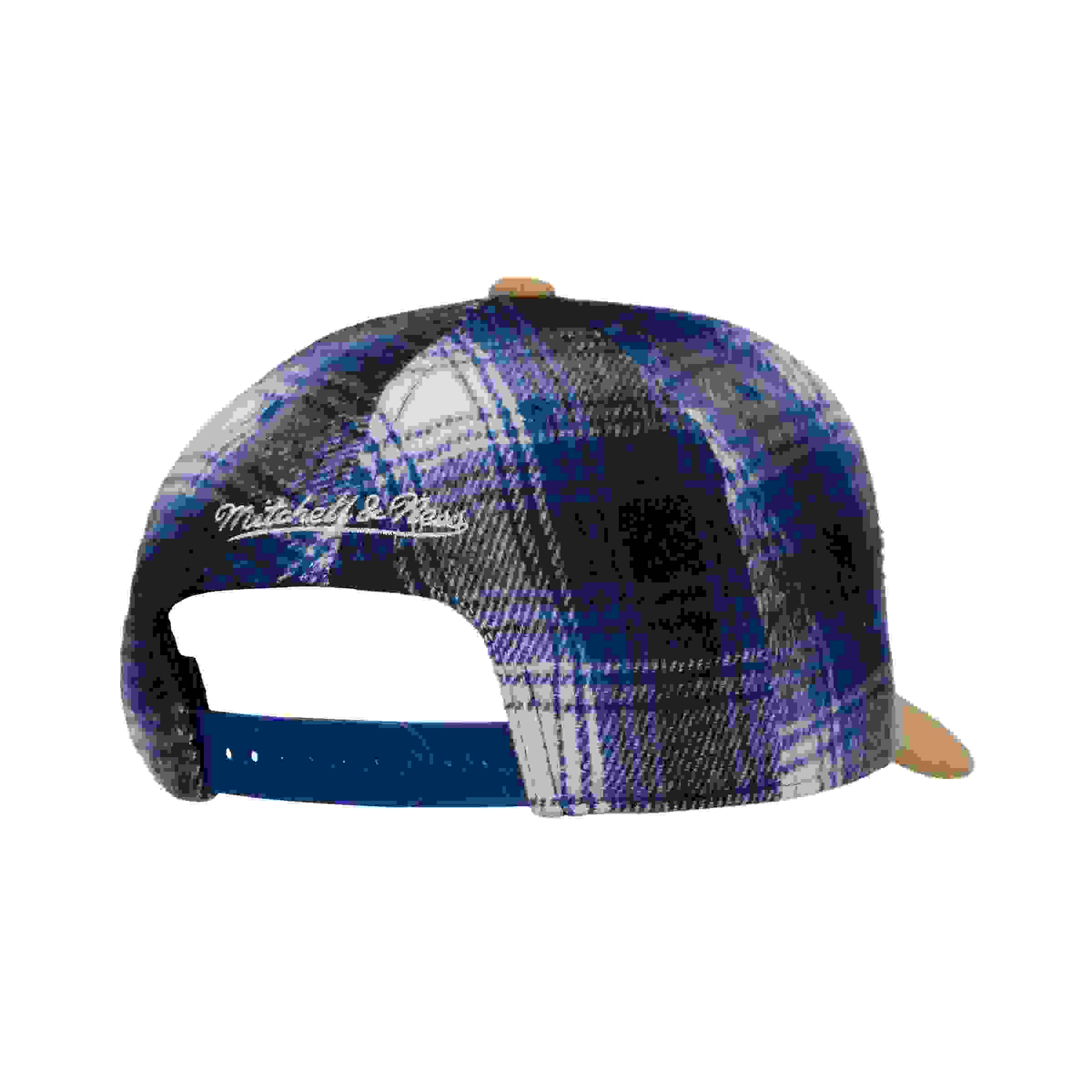 Mitchell & Ness Los Angeles Dodgers Plaid Royal Snapback Hat